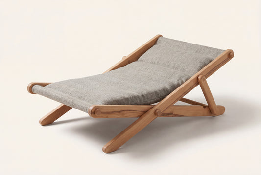 Portable Wooden Pet Bed for Travel & Home | Foldable Dog & Cat Bed | ZenPaw Nomad